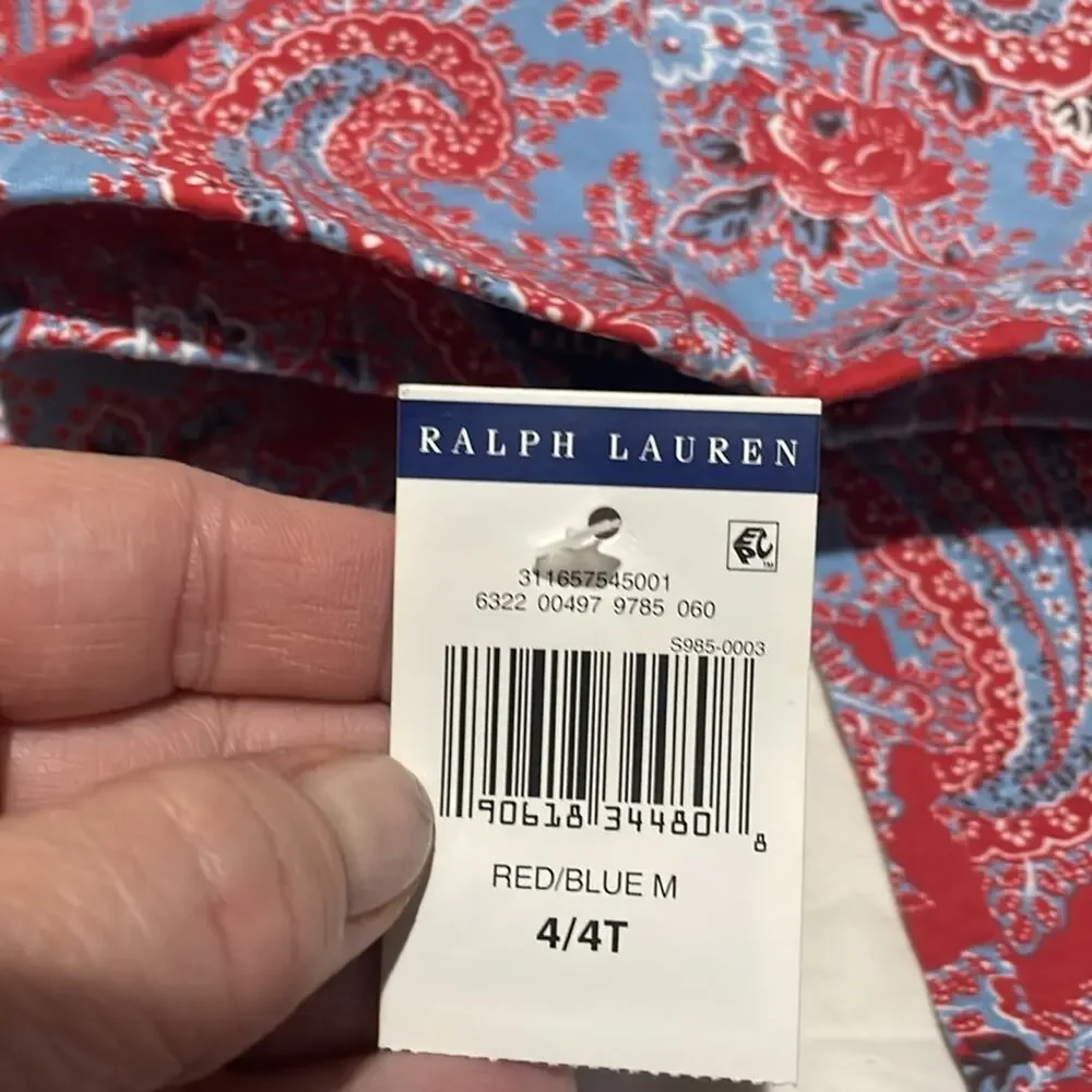 Ralph Lauren 4 trio of legging nwt and 2 matching short sleeve t nwt and euc set